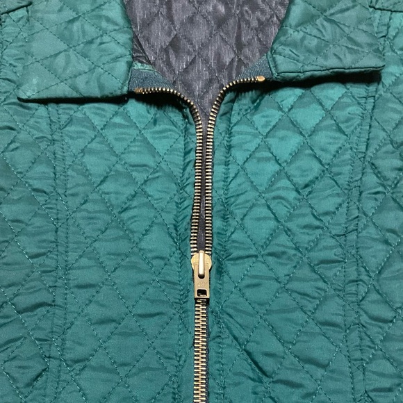 Vintage Sister Be Cool Quilted Vest Green Girls 8 Full Zip 90’s Top - Picture 5 of 9